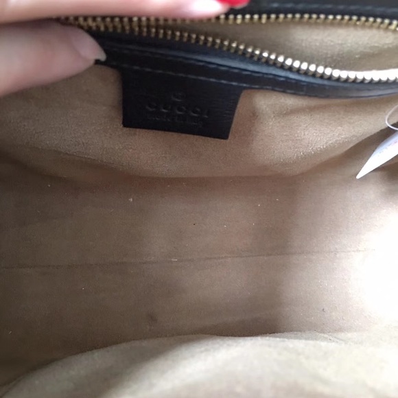 Sold-Gucci padlock small GG top handle - Picture 7 of 8